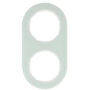 Bestel Nu Berker 10122009 R.Classic afdekraam Glas Polarwit 2-voudig