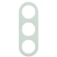 Voordeelprijs Berker 10132009 R.Classic afdekraam Glas Polarwit 3-voudig