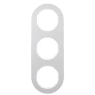 Berker 10132074 R.Classic afdekraam Aluminium Polarwit 3-voudig Koopje