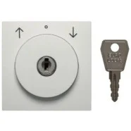 Berker 1081190900 S.1/B.3/B.7 Centraaldeel met slot voor jaloezie in 0-stand uitneembaar Polarwit mat Favoriet