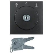 Berker 1081160600 S.1/B.3/B.7 Centraaldeel met slot voor jaloezie in 0-stand uitneembaar Antraciet mat Premium