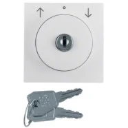 Beperkt Aanbod Berker 1083190900 S.1/B.3/B.7 Centraaldeel met slot, sleutel in de 0-stand uitneembaar Polarwit mat