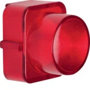 Bestel Nu Berker 1222 Lens voor drukknop/lichtsignaal-element E10 1930 Rood
