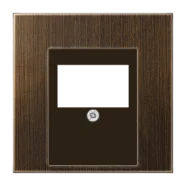 Shop Nu Jung LS ME 2969 T AT Afdekking (schroefbevestiging) voor stereo luidsprekeraansluitdozen en USB Messing antiek (gelakt)