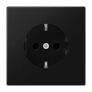 Actieprijs Jung LS 1520 N SWM Wandcontactdoos met beschermingscontact Grafietzwart mat