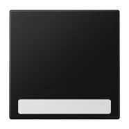Snelle Levering Jung LS 990 NA SWM Schakelwip met tekstvenster 9 x 58 mm Grafietzwart mat
