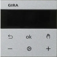 Favoriet Gira 539326 System 3000 Ruimte temperatuurregelaar Kleur aluminium