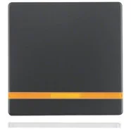 Berker 16216086 Q.1/Q.3/Q.7 Wip met lens Antraciet Bestseller