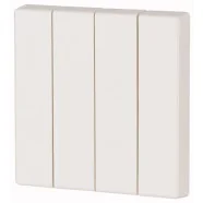 Eaton 179600 xComfort 4-voudige wip zonder opdruk Verkeerswit glanzend (Busch Jaeger Balance SI) Flitsaanbieding