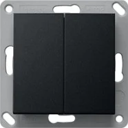 Fabrieksprijs Gira 2462005 Bluetooth Draadloze wandzender 2-voudig Zwart mat