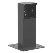 Weekendaanbieding Niko 761-36910 Spuitwaterdichte tuinpaal met grondplaat voor één Niko Hydro functie Zwart