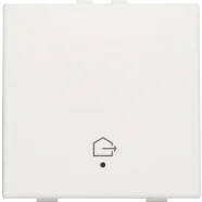Speciale Aanbieding Niko 101-52921 Enkelvoudige drukknop met led en comfortsensoren voor Niko Home Control symbool ‘woning verlaten‘ White
