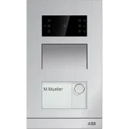 Weekendaanbieding Busch Jaeger H81316P1-A Busch Welcome IP Video-mini-buitenpost 1 beldrukker Aluminium Opbouw