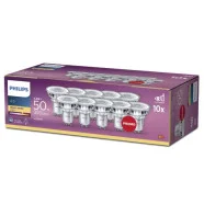 Express Levering Philips 929001215261 LED Classic ND GU10 4,6-50W Warm wit 36° Multipack 10 stuks (niet dimbaar)