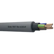 Actieprijs Draka 835543 VULT Dca 0,6/1kV gy YMvK 3x 1.5 mm² (per meter)