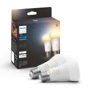 Superprijs Philips 929002468404 Hue White Ambiance 9W 1100 lumen E27 (duopack)