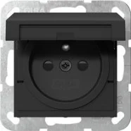 Aanbieding Gira 4488005 Systeem 55 Wandcontactdoos met aardingspen CEBEC en klapdeksel 16A 250V Zwart mat (België)