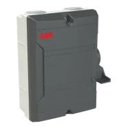 ABB BW 325 TPN Werkschakelaar 3P 25A donker grijze behuizing kabelinvoer Veilige Betaling
