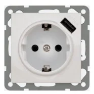 Tijdelijk Beschikbaar Peha 00243951 DIALOG USB-wandcontactdoos 3,4A USB-type A+C Levend-wit