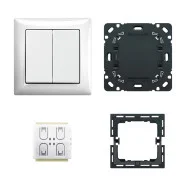 Betrouwbaar Busch Jaeger 6716/03 UJ-914 Friends of Hue Smart switch Busch Balance 3-stuks (complete set)