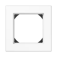 Betrouwbaar Jung A 5581 HBF WW A range A 550 Afdekraam 28 mm opbouwhoogte 1-voudig Alpine wit