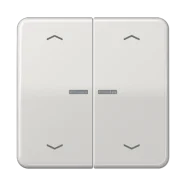 Exclusieve Aanbieding Jung CD 102 KO5P LG Schakelwip met lens en pijlsymbolen Lichtgrijs