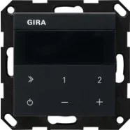 Direct Beschikbaar Gira 2320005 Inbouwradio IP System 55 Zwart mat