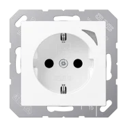 Favoriet Jung HOME BT A 1521 SE WWM Wandcontactdoos met randaarde Energy Sneeuwwit mat
