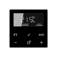Seizoensaanbieding Jung BTA1791SW HOME Kamerthermostaat display Zwart