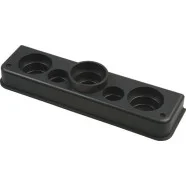 ABB 175-01 Invoerplaat voor op sparing kast/lessenaar Hafonorm 2x16/19 + 1x19/25/32 + 2x25/32 mm Dagaanbieding