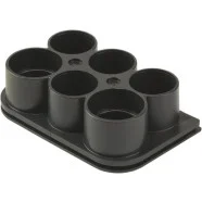 ABB 65-01 Invoerplaat voor op sparing kast/lessenaar Hafonorm Inzetstuk 4 x 16 mm + 2 x 16/19 mm Nu Kopen