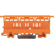 Wago 221-500 Bevestigingsadapter Serie 221 - 4 mm² Voor montage op TS 35/schroefmontage Oranje Lage Kosten