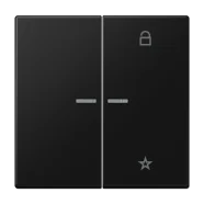 Voordeelprijs Jung FM LS 1701 SWM eNet taster Universeel 1-voudig Grafietzwart mat