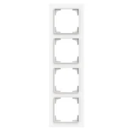 Busch Jaeger 1724-44M Busch-art linear 4-voudig Studiowit Mat Beste Prijs
