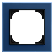 Finale Uitverkoop Busch Jaeger 1721-4028 Busch-art linear 1-voudig Glass Blue