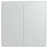 Busch Jaeger LFW/A.2.63.11-83 Future Linear Afdekking 2-voudig voor keypad Aluzilver Korting