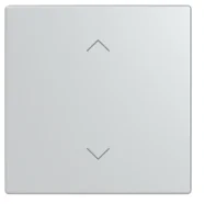 Busch Jaeger LFAW/A.1.63.11-83 Future Linear Afdekking 1-voudig wip voor keypad met symbool “omhoog omlaag" Aluzilver Rechtstreeks Van De Fabrikant