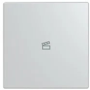 Busch Jaeger LFST/A.1.63.11-83 Future Linear Afdekking 1-voudig wip voor keypad met symbool “Scene" Aluzilver Dagaanbieding