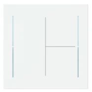 Busch Jaeger LFW/A.3.70.11-44M Busch-art linear Afdekking 3-voudig voor keypad Studiowit mat Koopje