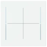 Bestel Nu Busch Jaeger LFW/A.4.70.11-44M Busch-art linear Afdekking 4-voudig voor keypad Studiowit mat