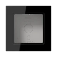 Betaalbaar Jung A 5581 BF A SW A CUBE Opbouwkap 1-voudig Zwart