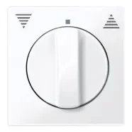 Tijdelijk Beschikbaar Schneider Electric Merten MTN567125 Systeem M Draaiknop voor Jaloezieschakelaar Actief wit