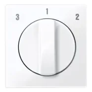 Seizoensaanbieding Schneider Electric Merten MTN567325 Systeem M Draaiknop voor 3 standen schakelaar Actief wit