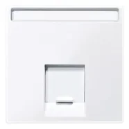 Beperkt Aanbod Schneider Electric Merten MTN469825 Systeem M Inzetstuk RJ45 Actassi Tekstveld 1-voudig Actief wit