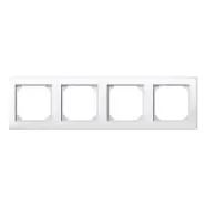 Superprijs Schneider Electric Merten 478419 M-Smart 4-voudig afdekraam Polarwit