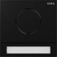 Tijdelijk Beschikbaar Gira 5565925 System 106 deurstationmodule Zwart mat