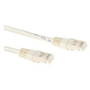 Snelle Levering ACT IB8403 Patchkabel RJ45 CAT6 UTP 3M Ivoor