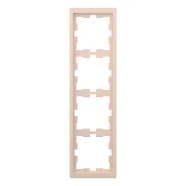 Schneider Electric Merten MTN4040-6533 Systeem Design D-Life 4-voudig afdekraam Sahara Exclusieve Aanbieding