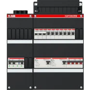 ABB 1SPF006972F0086 Groepenkast HS-H44.C16-0+44-0+73K.74 Hafonorm 1 HS 40a 4P, 2 als 40a 4P 30ma 7 inst. aut B16, 1 kookgroep B1, 3-f Korting