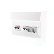 ABB 1SPN001600F0030 ZV Verdeler PV-omvormer 1x installatieautomaat B16A 1x combimaat 16A/0,03 + 2 WCD achter hoofdschakelaar 40A Nu Kopen